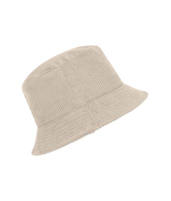 Unisex Corduroy Fisherman Hat  Organic Cotton Sandstone 12030