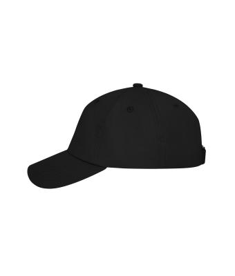 Unisex 6 Panel Dad Cap  Organic Cotton Black 12031