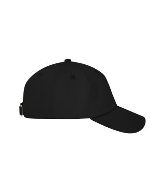 Unisex 6 Panel Dad Cap  Organic Cotton Black 12031
