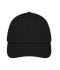 Unisex 6 Panel Dad Cap  Organic Cotton Black 12031