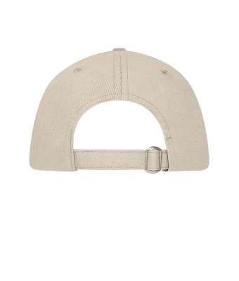 Unisex 6 Panel Dad Cap  Organic Cotton Sandstone 12031