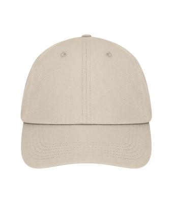 Unisex 6 Panel Dad Cap  Organic Cotton Sandstone 12031