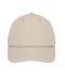 Unisex 6 Panel Dad Cap  Organic Cotton Sandstone 12031