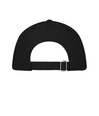 Unisex 6 Panel Dad Cap  Organic Cotton Black 12031