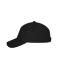 Unisexe Casquette Dad à 6 panneaux  Organic Cotton Noir 12031