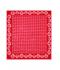 Unisexe Bandana traditionnel Rouge/blanc 8429