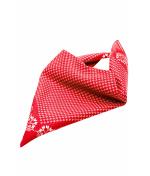 Unisex Traditional Bandana Red/white 8429
