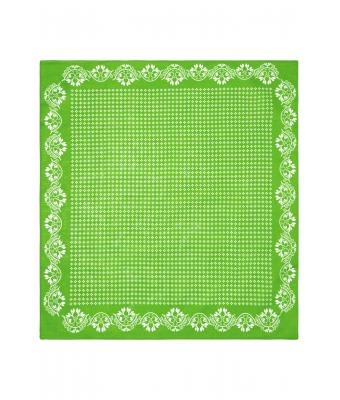 Unisex Traditional Bandana Lime-green 8429