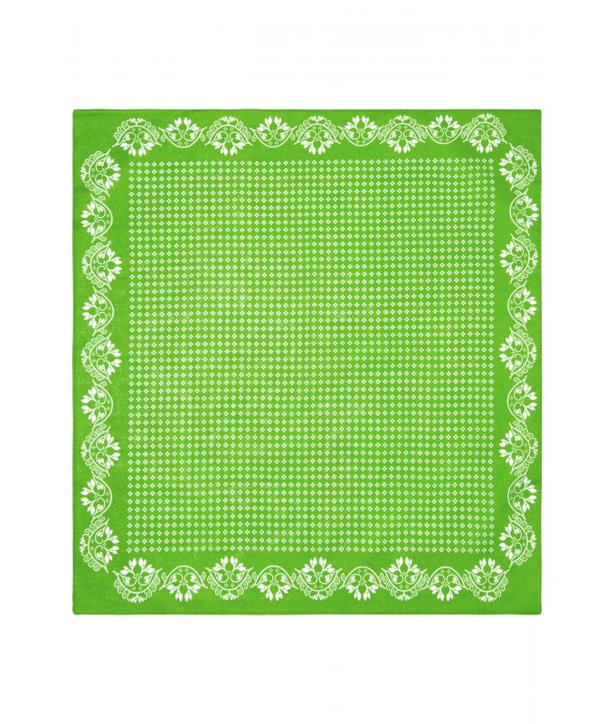 Unisex Traditional Bandana Lime-green 8429