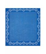 Unisex Traditional Bandana Royal/white 8429