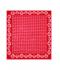 Unisex Traditional Bandana Rood/wit 8429