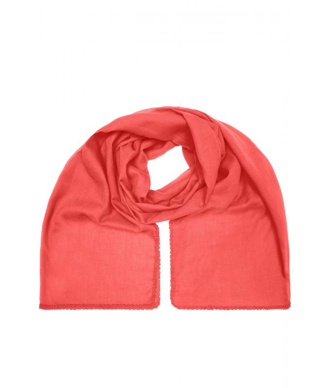 Unisex Cotton Scarf Coral 8459