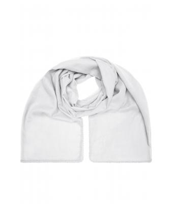 Unisex Cotton Scarf White 8459