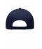Unisex 6 Panel Piping Cap Navy/rood 7734