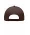 Unisexe Casquette 6 panneaux 100 % coton brossé Marron/orange 7734