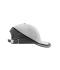 Unisexe Casquette 6 panneaux avec inserts et passepoil Gris clair/gris foncé/noir 7739