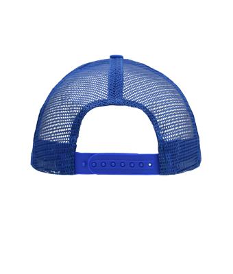 Unisex 5 Panel Flat Peak Cap Royal 7741