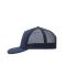 Unisex 5 Panel Flat Peak Cap Navy 7741