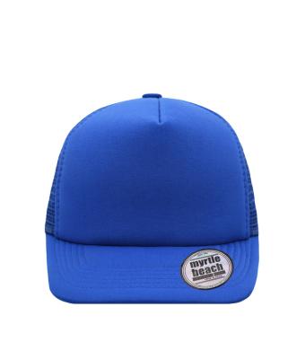 Unisex 5 Panel Flat Peak Cap Royal 7741