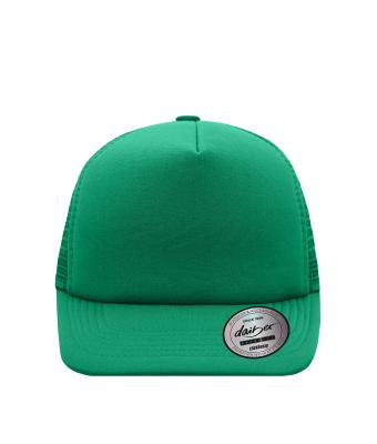 Unisex 5 Panel Flat Peak Cap Green 7741