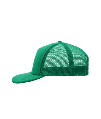 Unisex 5 Panel Flat Peak Cap Green 7741
