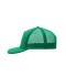 Unisex 5 Panel Flat Peak Cap Green 7741