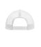 Unisex 5 Panel Flat Peak Cap White 7741