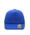 Unisex 5 Panel Flat Peak Cap Royal 7741