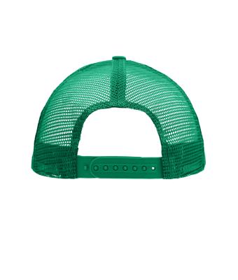 Unisexe Casquette 5 panneaux visière plate Vert 7741