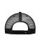 Unisex 6 Panel Flat Peak Cap Black 7742