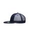 Unisex 6 Panel Flat Peak Cap Navy 7742