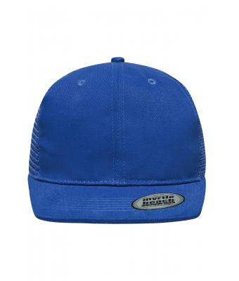 Unisex 6 Panel Flat Peak Cap Royal 7742