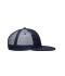 Unisex 6 Panel Flat Peak Cap Navy 7742