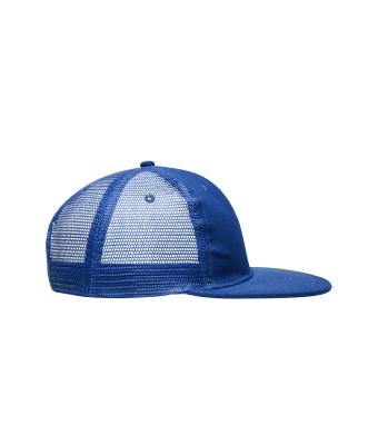 Unisex 6 Panel Flat Peak Cap Royal 7742