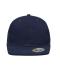 Unisex 6 Panel Flat Peak Cap Navy 7742