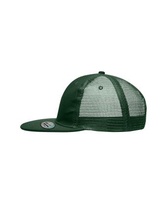 Unisex 6 Panel Flat Peak Cap Dark-green 7742