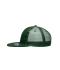Unisex 6 Panel Flat Peak Cap Dark-green 7742