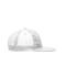 Unisex 6 Panel Flat Peak Cap Wit 7742