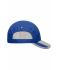Unisex 5 Panel Sportive Cap Royal/lichtgrijs 7755