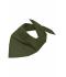 Unisex Triangular Scarf Olive 7757