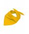 Unisex Triangular Scarf Gold-yellow 7757