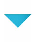 Unisex Triangular Scarf Turquoise 7757