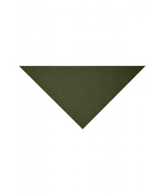 Unisex Triangular Scarf Olive 7757