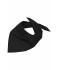 Unisex Triangular Scarf Black 7757