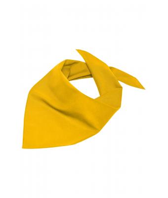 Unisex Triangular Scarf Gold-yellow 7757