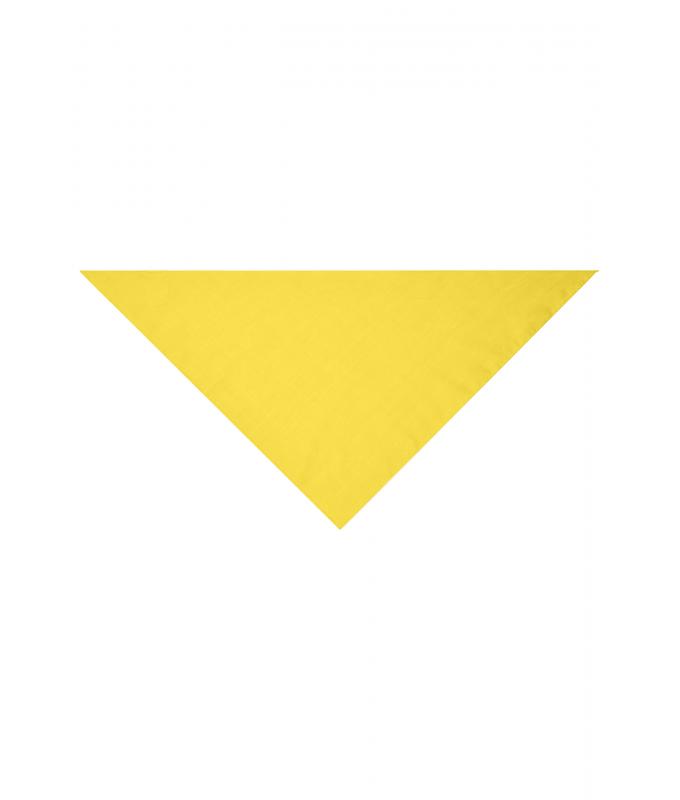 Unisex Triangular Scarf Sun-yellow 7757