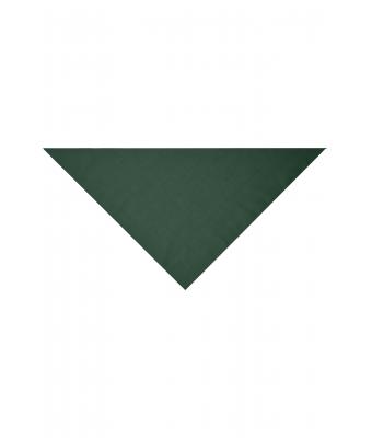 Unisex Triangular Scarf Dark-green 7757