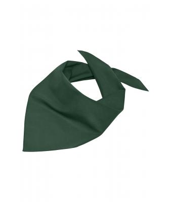 Unisex Triangular Scarf Dark-green 7757