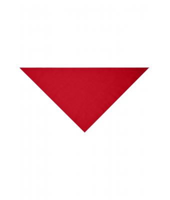 Unisex Triangular Scarf Red 7757