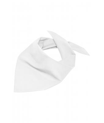 Unisex Triangular Scarf White 7757
